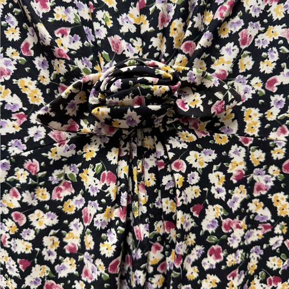 Vintage Expo Petite Floral Black Jumpsuit - Picture 2 of 4